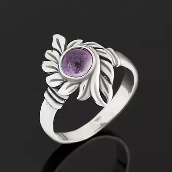 Кольцо аметист (серебро 925 пр.) размер 17