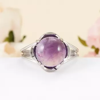 Кольцо аметист (серебро 925 пр.) размер 17,5