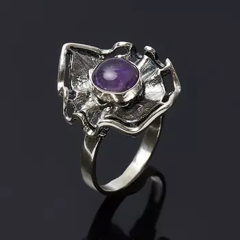 Кольцо аметист (серебро 925 пр.) размер 18,5