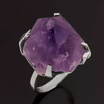 Кольцо аметист (серебро 925 пр.) размер 18,5