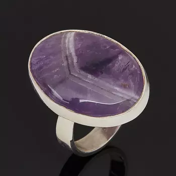 Кольцо аметист (серебро 925 пр.) размер 17,5