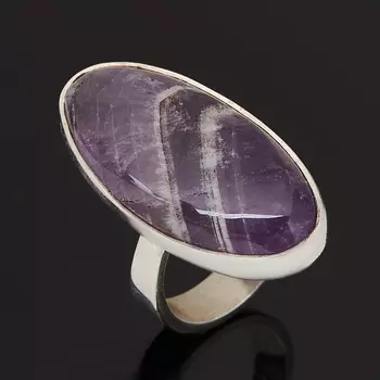 Кольцо аметист (серебро 925 пр.) размер 17,5