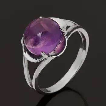Кольцо аметист (серебро 925 пр.) размер 17,5