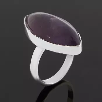 Кольцо аметист (серебро 925 пр.) (регулируемый) размер 18