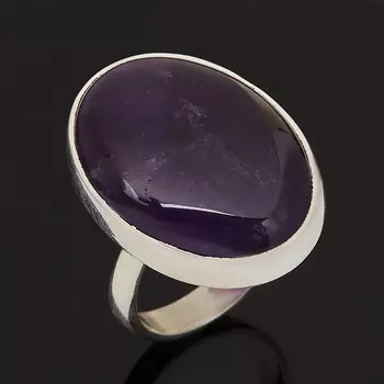 Кольцо аметист (серебро 925 пр.) (регулируемый) размер 18