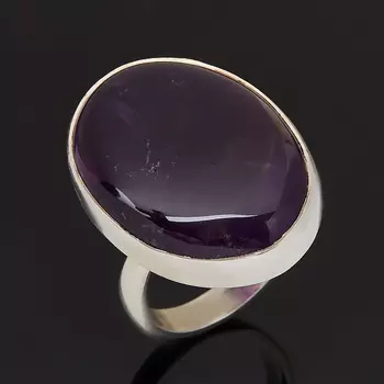 Кольцо аметист (серебро 925 пр.) (регулируемый) размер 18