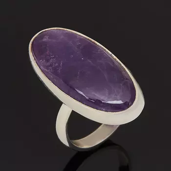 Кольцо аметист (серебро 925 пр.) (регулируемый) размер 18