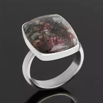 Кольцо эвдиалит (серебро 925 пр.) (регулируемый) размер 18