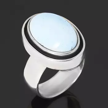 Кольцо бирюза (серебро 925 пр. оксидир.) размер 17,5