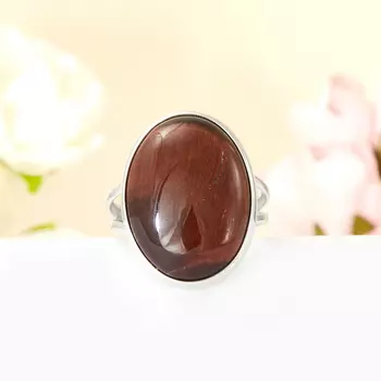 Кольцо бычий глаз (серебро 925 пр.) размер 17,5