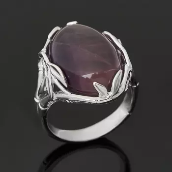 Кольцо флюорит (серебро 925 пр.) размер 17