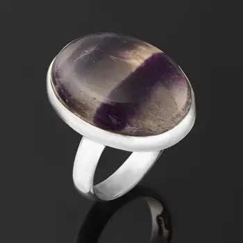 Кольцо флюорит (серебро 925 пр.) размер 17