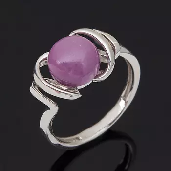 Кольцо фосфосидерит (серебро 925 пр. родир. бел.) размер 16