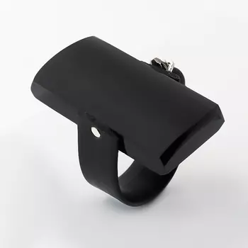 Кольцо гагат (биж. сплав, каучук) (регулируемый) размер 17