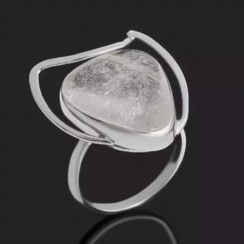Кольцо горный хрусталь (нейзильбер) размер 18,5