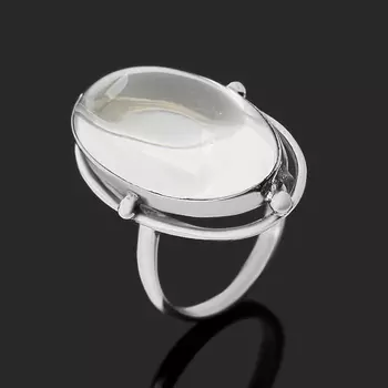 Кольцо горный хрусталь (нейзильбер) размер 18,5