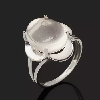 Кольцо горный хрусталь (серебро 925 пр.) размер 18,5