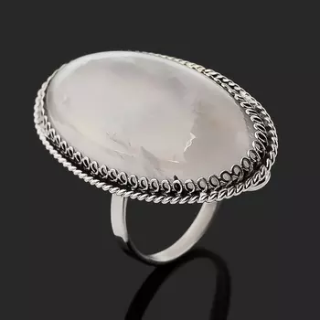 Кольцо халцедон (нейзильбер) размер 17,5