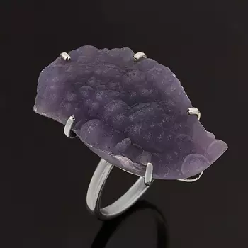 Кольцо халцедон (серебро 925 пр.) размер 18