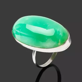 Кольцо хризопраз (нейзильбер) размер 17,5