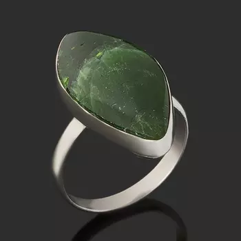 Кольцо хромдиопсид (нейзильбер) размер 18,5