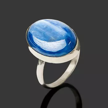 Кольцо кианит синий (нейзильбер) размер 18