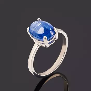 Кольцо кианит синий (серебро 925 пр.) размер 17