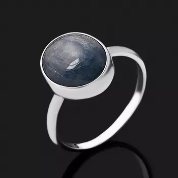 Кольцо кианит синий (серебро 925 пр.) размер 17,5