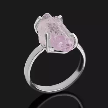 Кольцо кунцит (серебро 925 пр.) размер 18,5