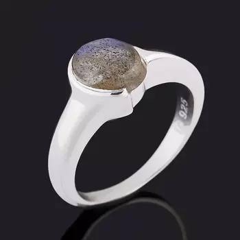 Кольцо лабрадор (серебро 925 пр.) размер 18,5
