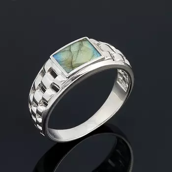 Кольцо лабрадор (серебро 925 пр.) размер 21