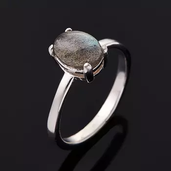 Кольцо лабрадор (серебро 925 пр.) размер 18