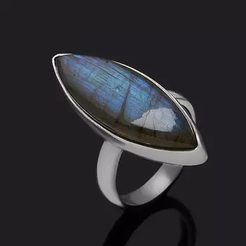 Кольцо лабрадор (серебро 925 пр.) размер 17,5