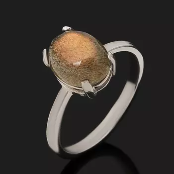 Кольцо лабрадор (серебро 925 пр.) размер 17,5