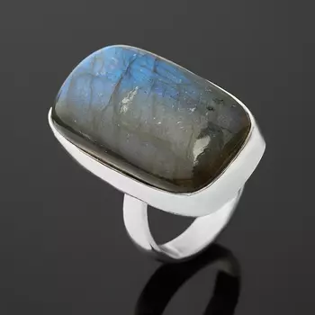 Кольцо лабрадор (серебро 925 пр.) размер 18