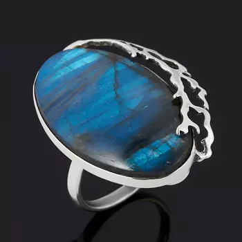 Кольцо лабрадор (серебро 925 пр.) размер 18,5