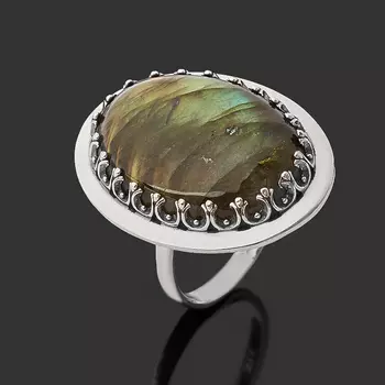 Кольцо лабрадор (серебро 925 пр.) размер 17,5