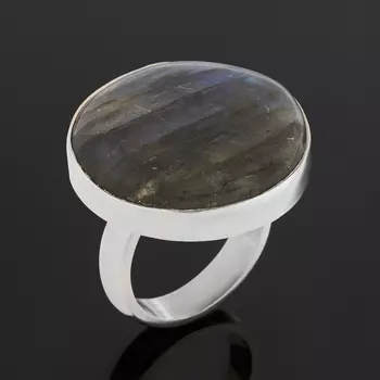 Кольцо лабрадор (серебро 925 пр.) (регулируемый) размер 17,5