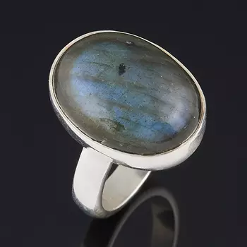 Кольцо лабрадор (серебро 925 пр.) (регулируемый) размер 17,5