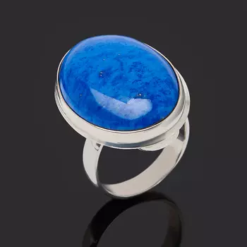 Кольцо лазурит (серебро 925 пр.) размер 17