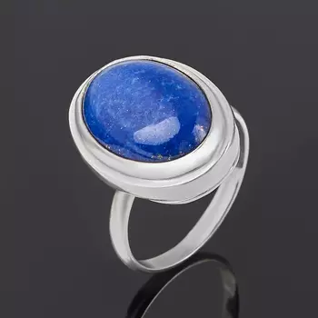 Кольцо лазурит (серебро 925 пр.) размер 18