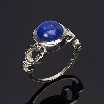 Кольцо лазурит (серебро 925 пр.) размер 17