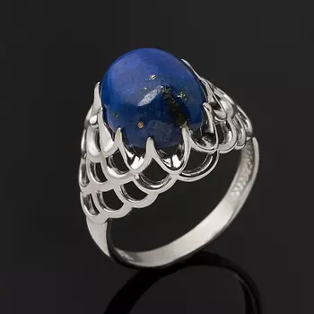 Кольцо лазурит (серебро 925 пр.) размер 17,5
