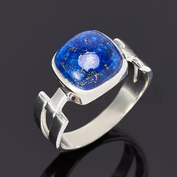 Кольцо лазурит (серебро 925 пр.) размер 18