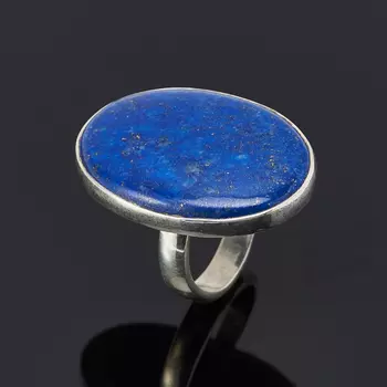 Кольцо лазурит (серебро 925 пр.) (регулируемый) размер 17,5