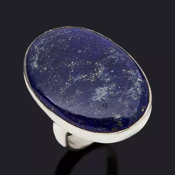 Кольцо лазурит (серебро 925 пр.) (регулируемый) размер 17,5