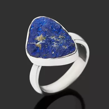 Кольцо лазурит (серебро 925 пр.) (регулируемый) размер 17,5