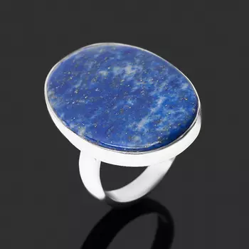 Кольцо лазурит (серебро 925 пр.) (регулируемый) размер 17,5