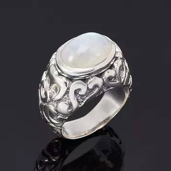 Кольцо лунный камень (серебро 925 пр.) размер 19,5