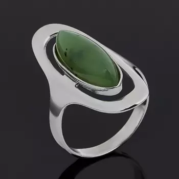 Кольцо нефрит (серебро 925 пр.) размер 18,5